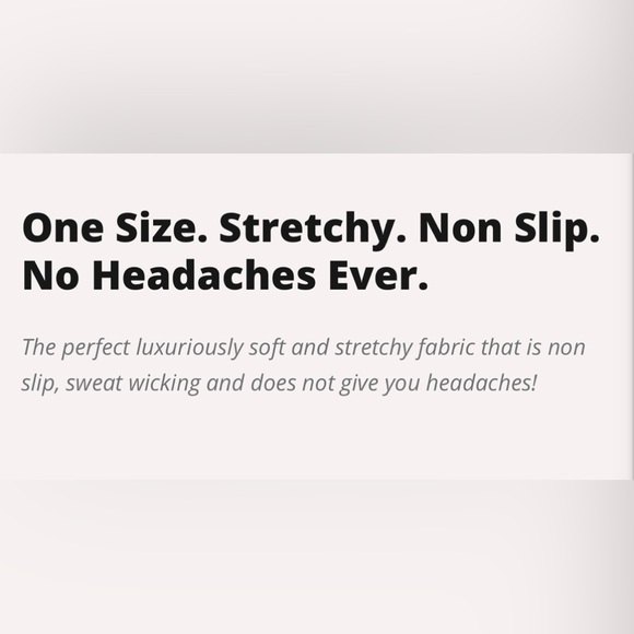 Maven Thread Headband Non Slip Moisture Wicking Soft Stretchy 2PK Bundle - Picture 16 of 16